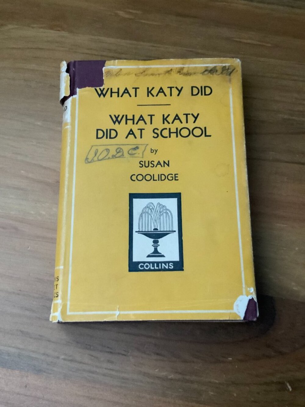 VINTAGE HARDCOVER BOOK  WHAT KATY DID / WHAT KATY DID AT SCHOOL SUSAN COOLIDGE